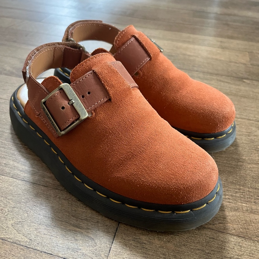 Jorge II Dr. Marten Suede Slingback Mule